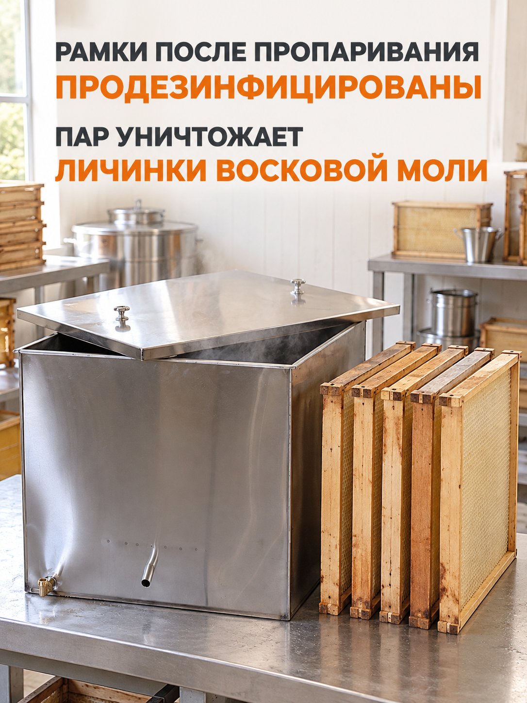  Воскотопка на 12 рамок ЭЛЕКТРО (На высокую рамку) 