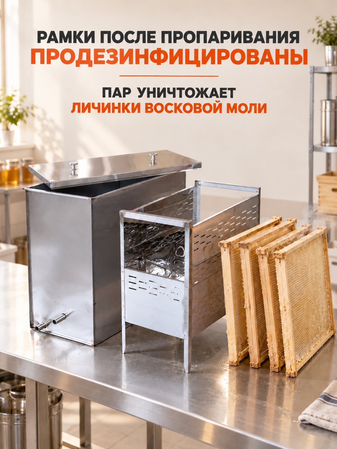  Воскотопка на 6 рамок ЭЛЕКТРИЧЕСКАЯ 