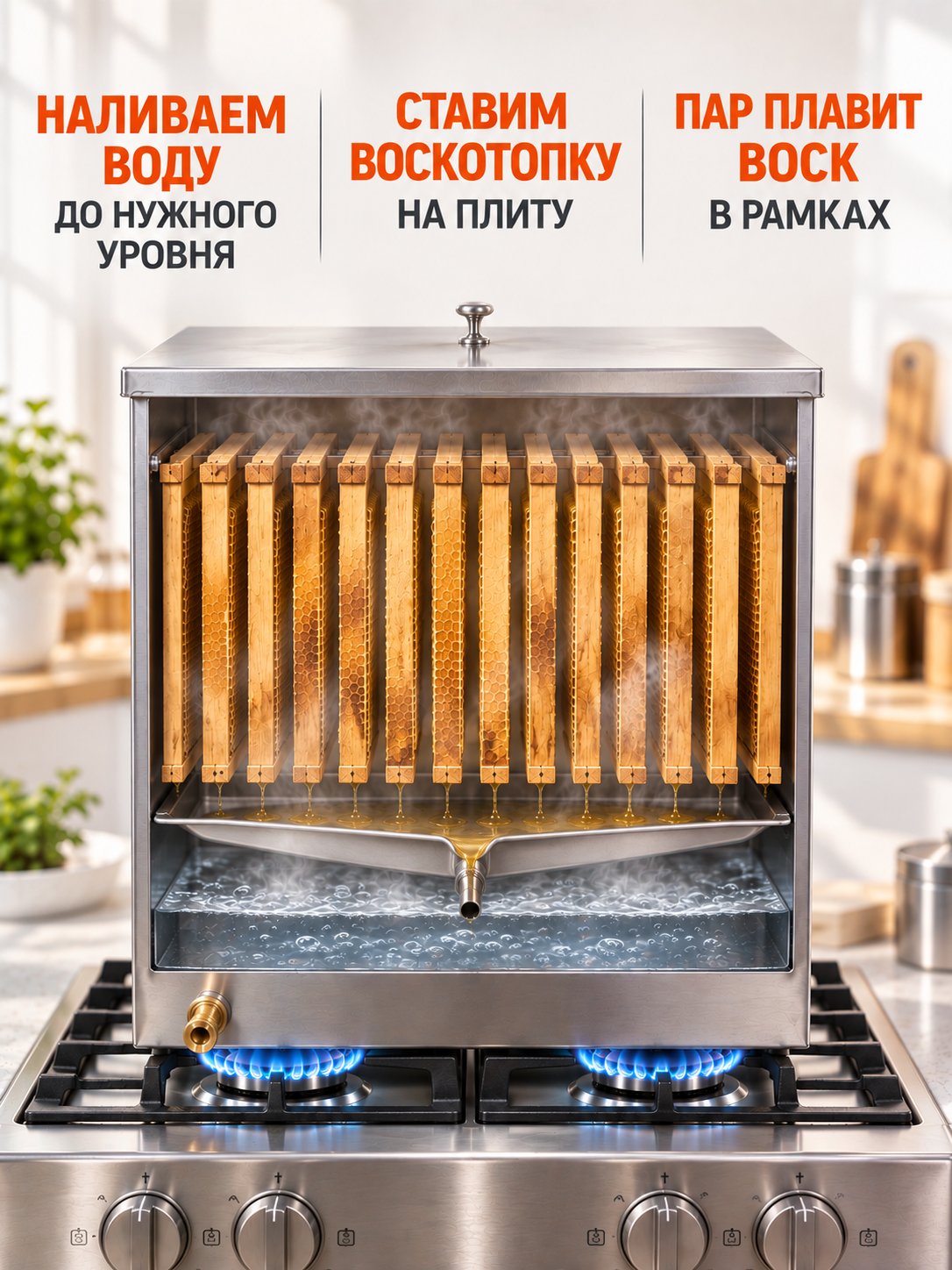 Воскотопка на 12 рамок Воскотопка на 12 рамок