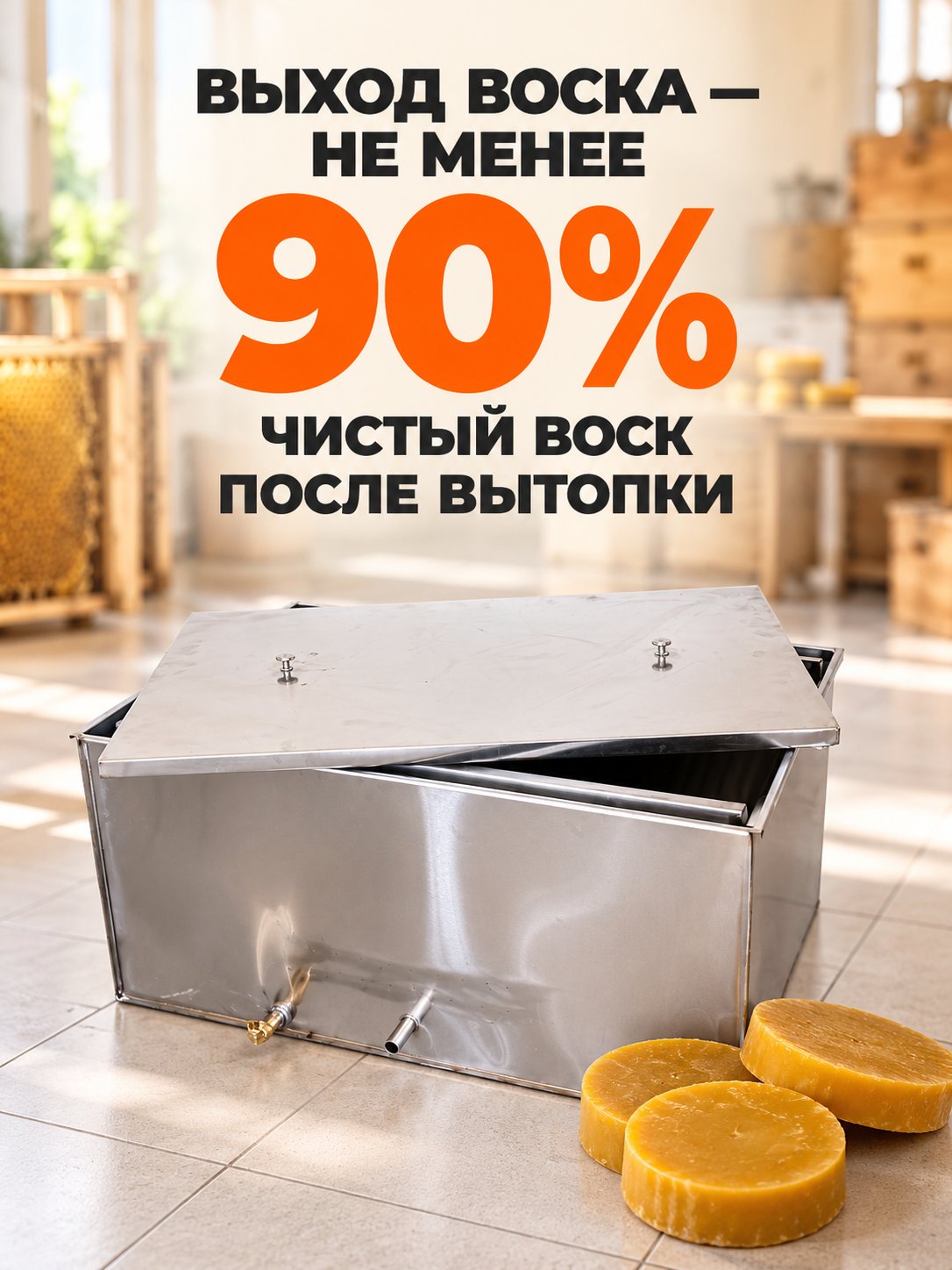  Воскотопка на 20 рамок 